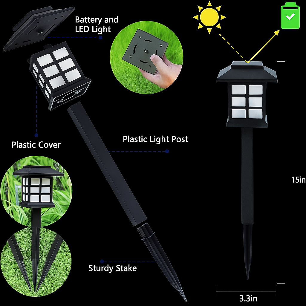 SunGlow LED Lawn Lights