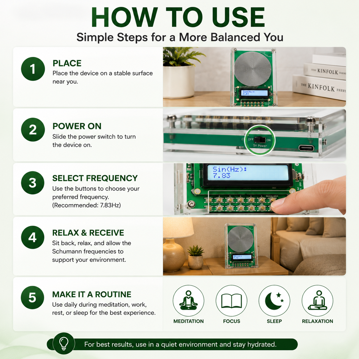 CalmWave™ Frequency Generator