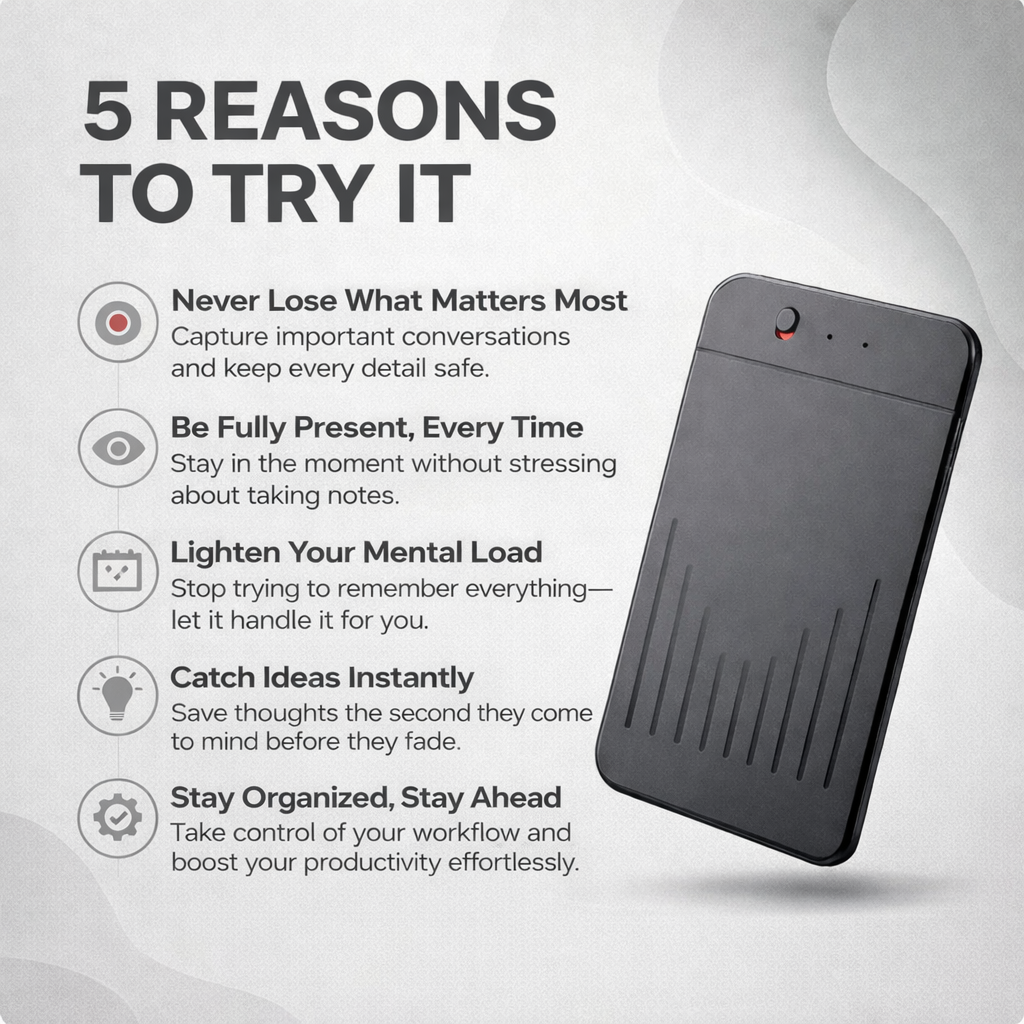 Voxa™ Smart Voice Recorder