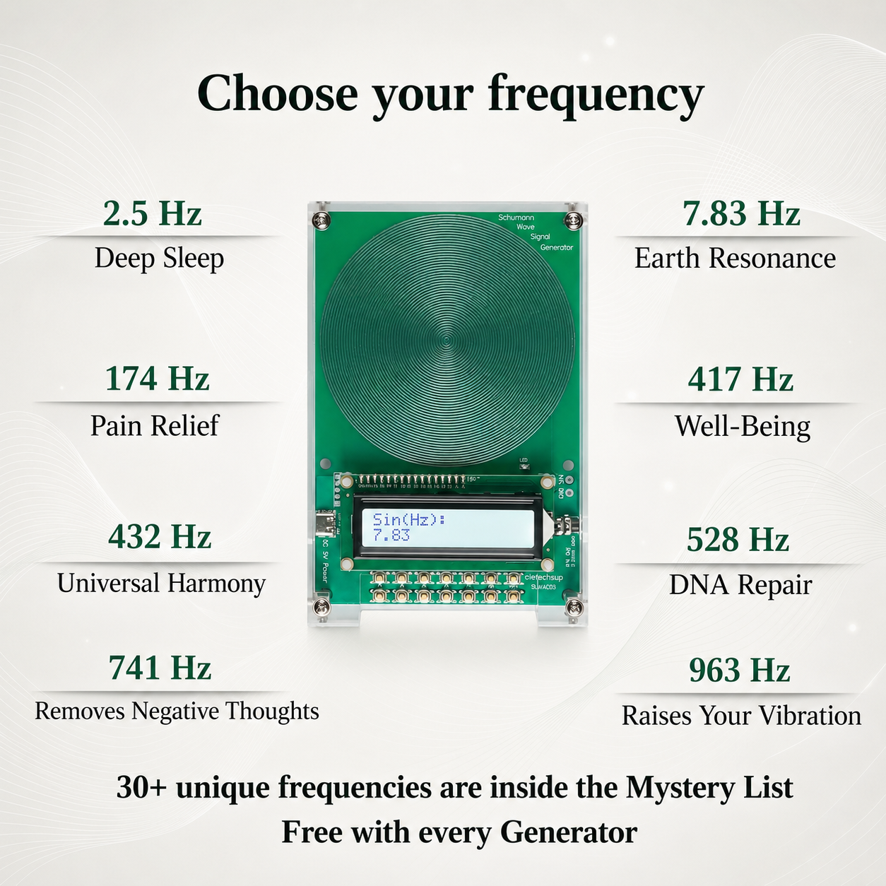 BioWave™ Healing Frequency Generator