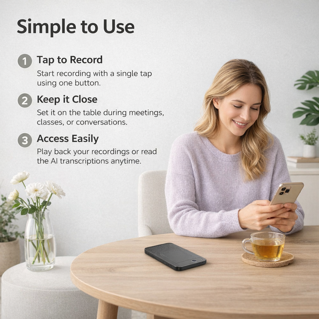 Voxa™ Smart Voice Recorder